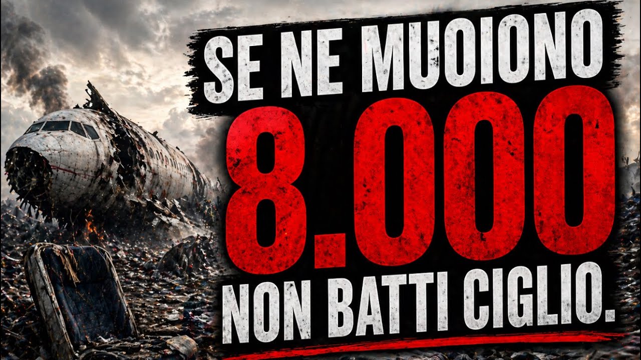 Se 8000 bambini morissero in 20 aerei, il mondo si fermerebbe. Ma muoiono ogni giorno, e non importa