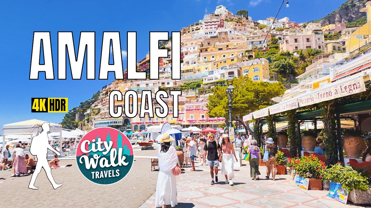 Amalfi Coast, Italy 🇮🇹 Walk | Real-Time 4K HDR (Natural Sound) | Amalfi • Positano • Sorrento