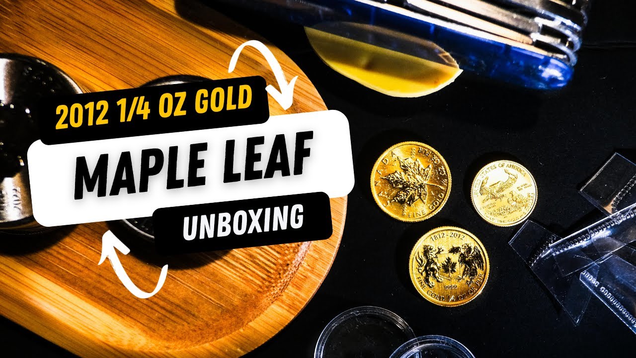 1/4 oz Gold Maple Leaf (1812-2012 war commemorative coin)