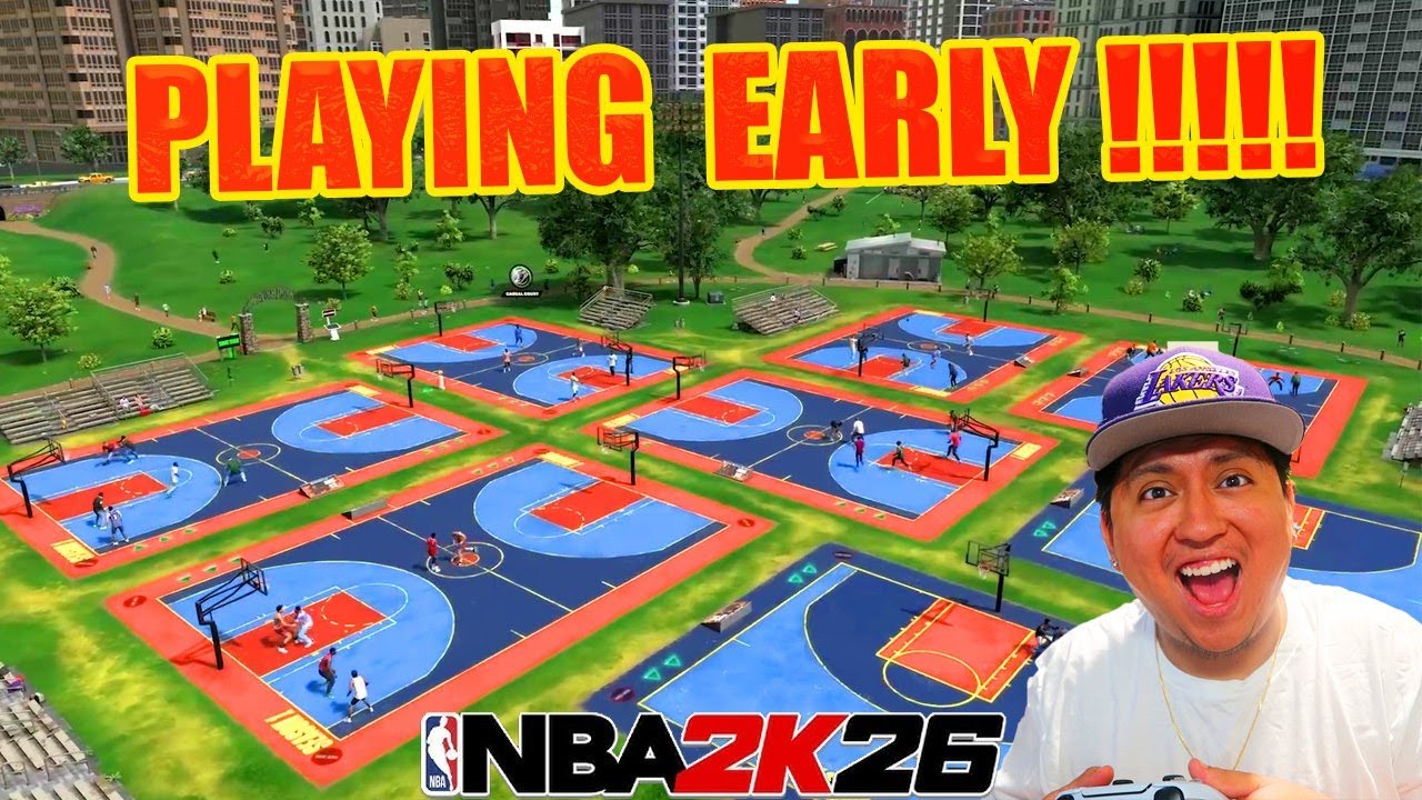 PLAYING PARK EARLY🟢NBA 2K26 EARLY ACCESS GAMEPLAY🟢  !TIKTOK !YT 🟢🟢🟢