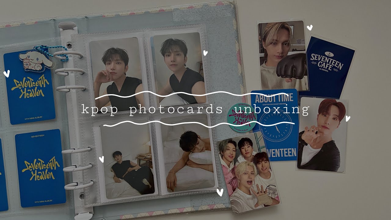 🍒💌✨Большая распаковка карт Seventeen | kpop photocards unboxing