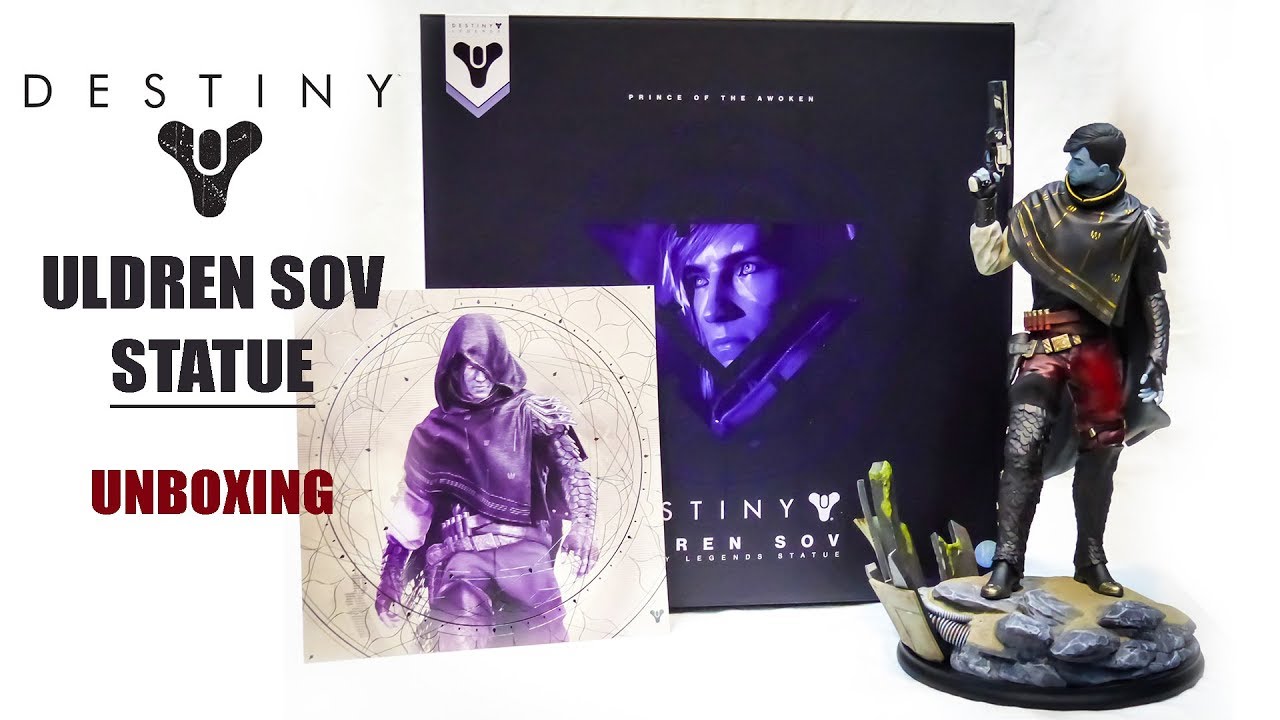 Destiny Uldren Sov (The Crow) statue by Level52 studios unboxing & review