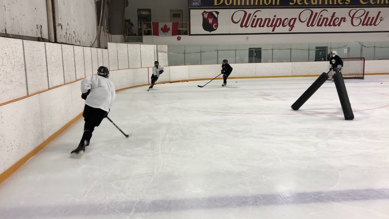 Small Area Drill - Point Shot / Attack 2 on 1
