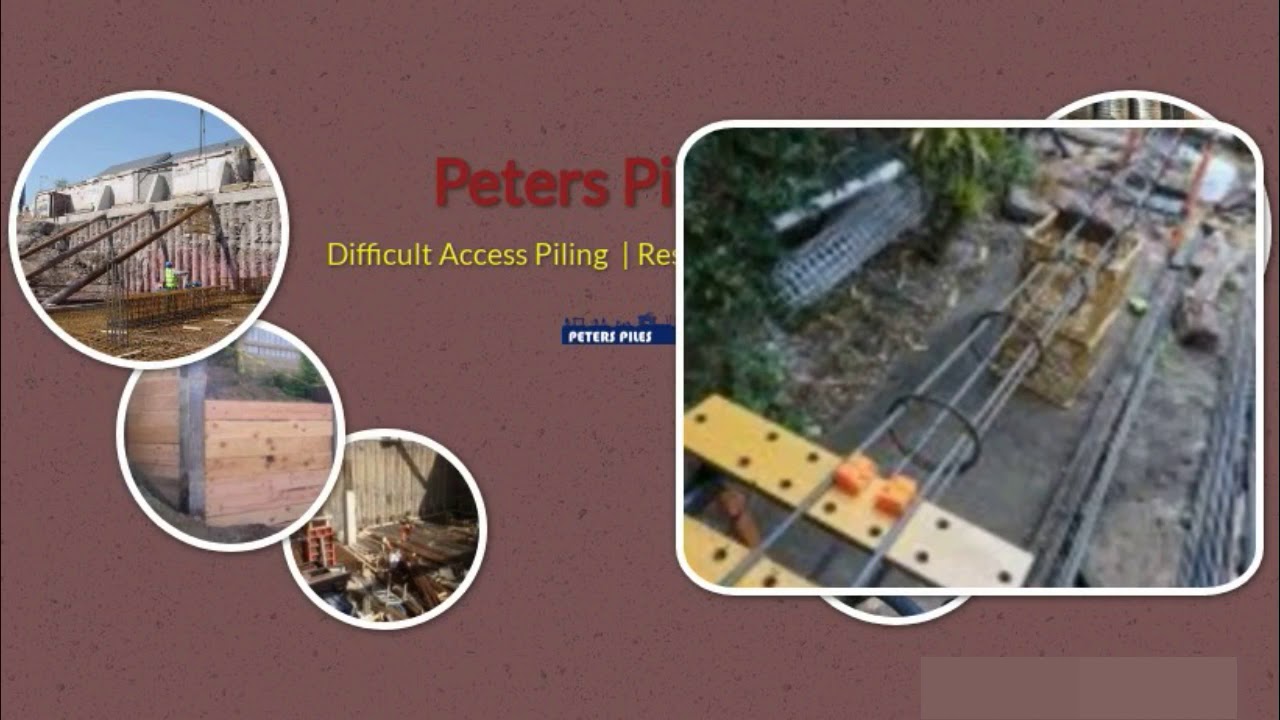Concrete Piles | Contiguous Pile Wall | Bored Piles - Peters Piles