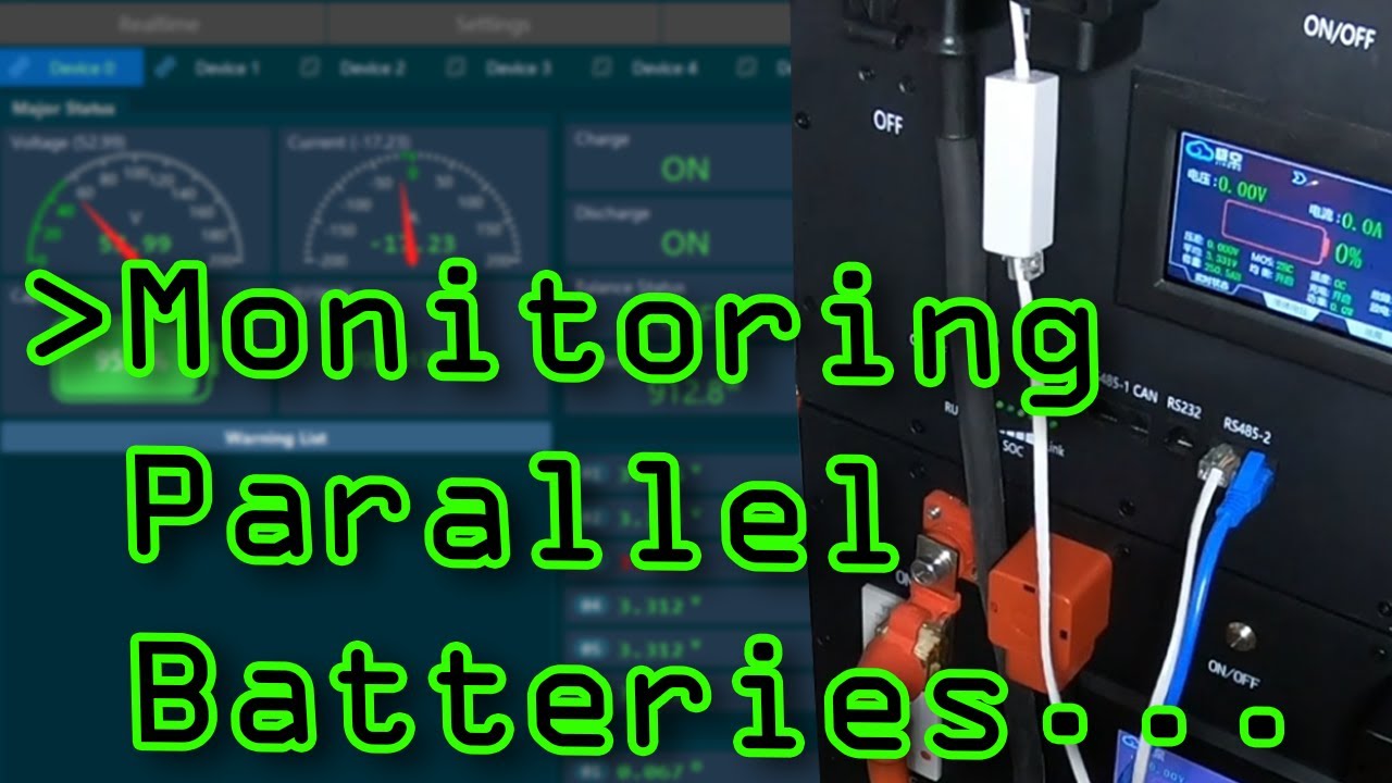 Connecting the V2 Battery to The System for PC Monitoring