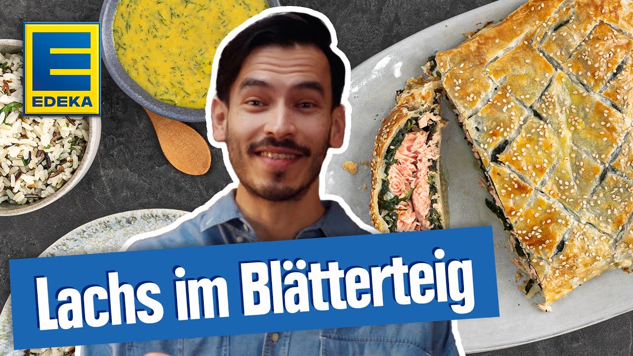 Lachs im Blätterteig | Oster Rezept mit Fisch