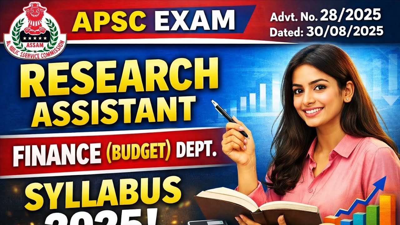 APSC Research Assistant Syllabus 2025(Finance &ndash; Budget Department)