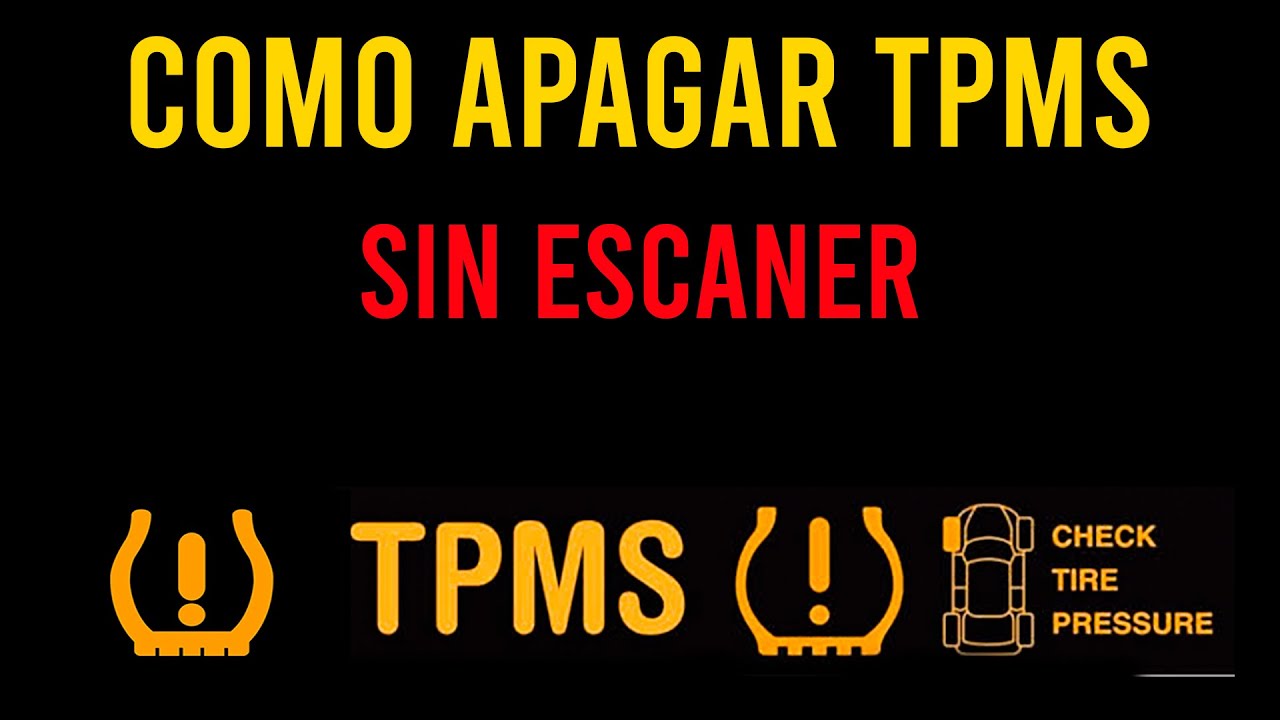 Como Apagar TPMS Sin Escaner 2022