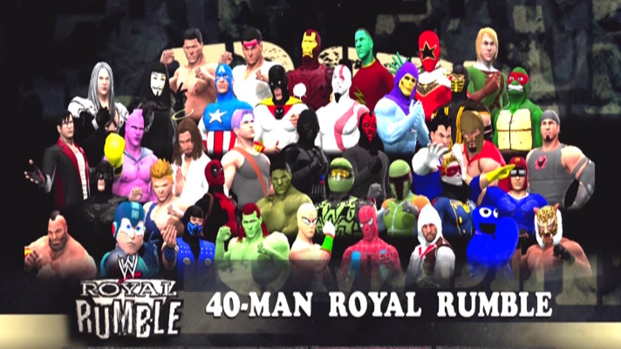 40 Man Royal Rumble [August 11th, 2013] - WWE 13