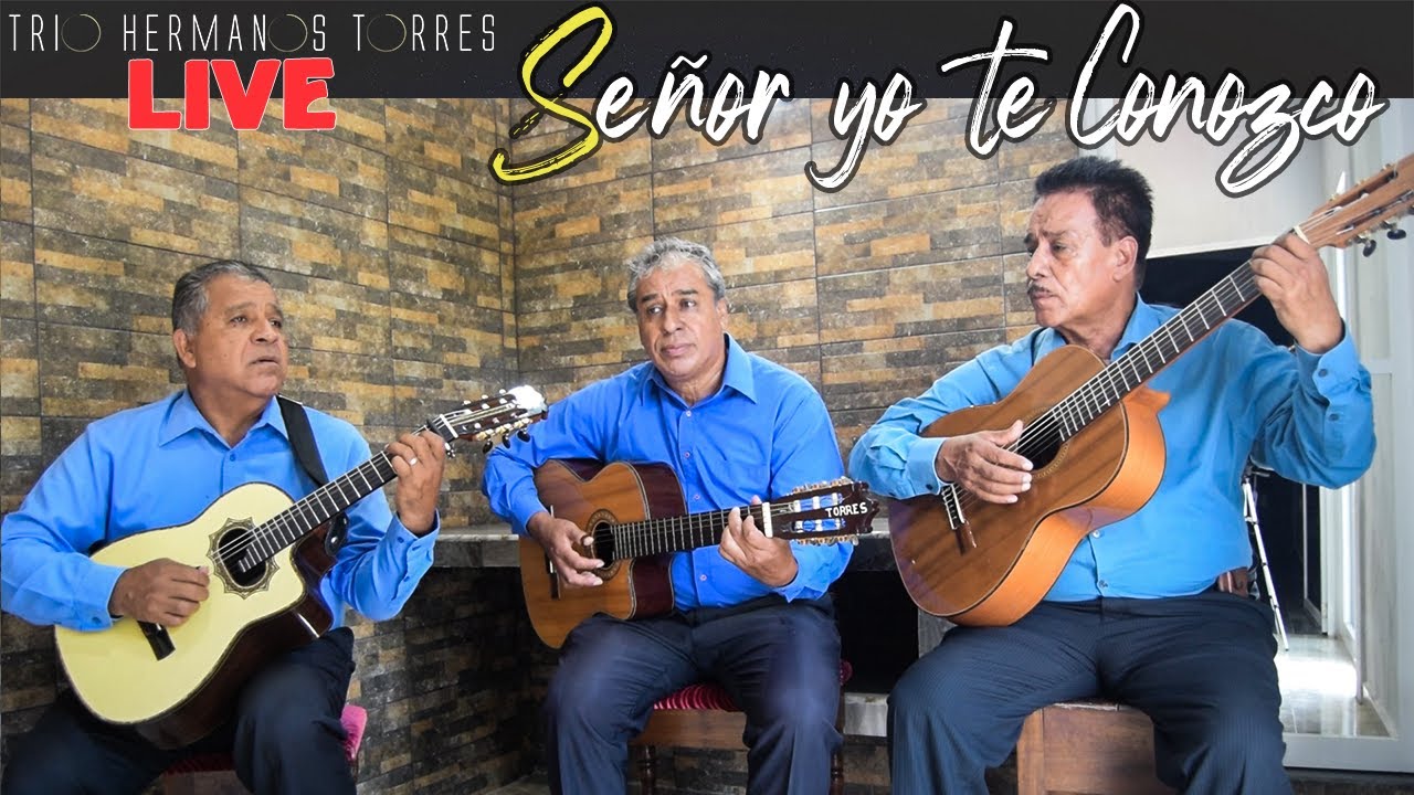 Trio Hermanos Torres - Señor yo te Conozco (Live)