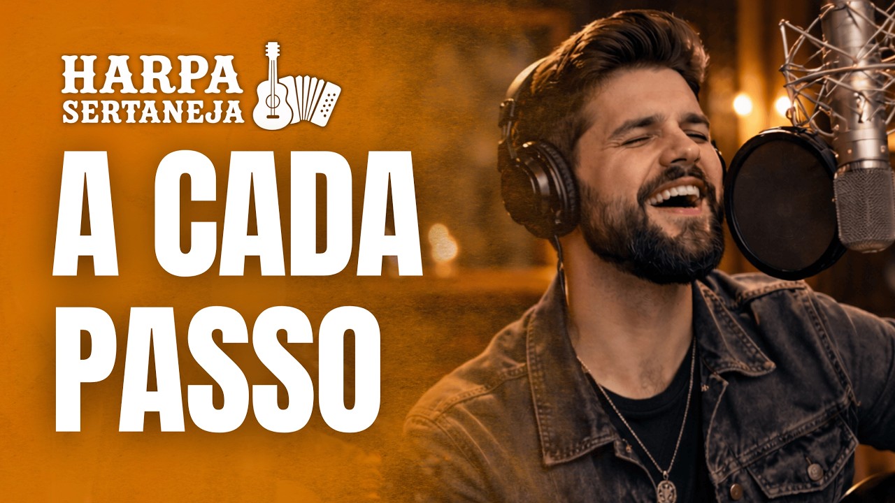 A CADA PASSO - COVER LUIZ DE CARVALHO -  REMIX HARPA SERTANEJA