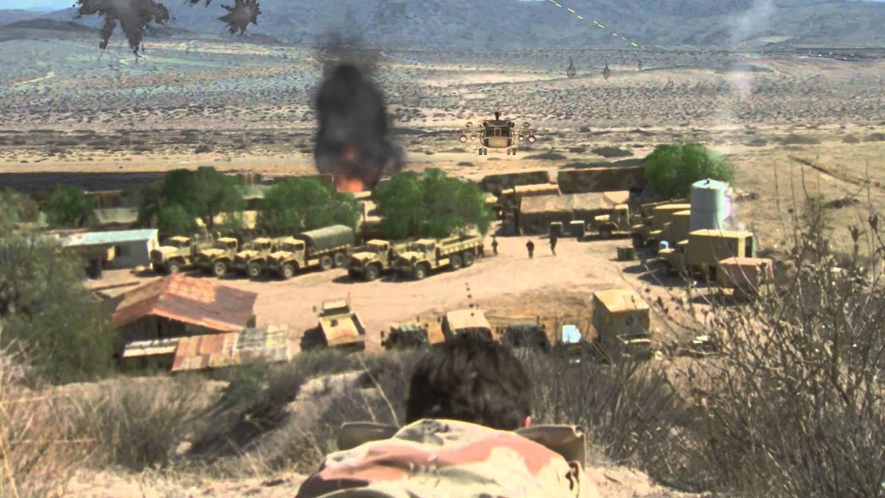 CGI Helicopter In War Scene VFX