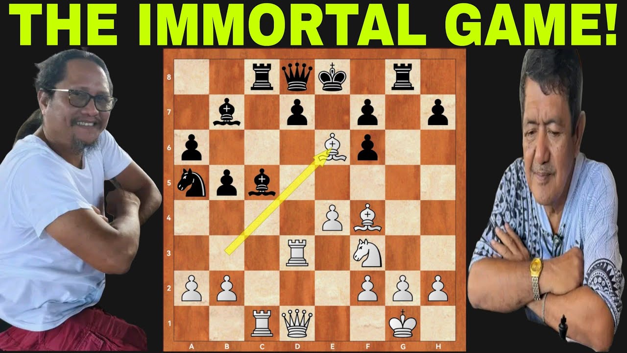 The Immortal Game played by AFM Benoni Wabe VS Paciano Gulle | Round 5