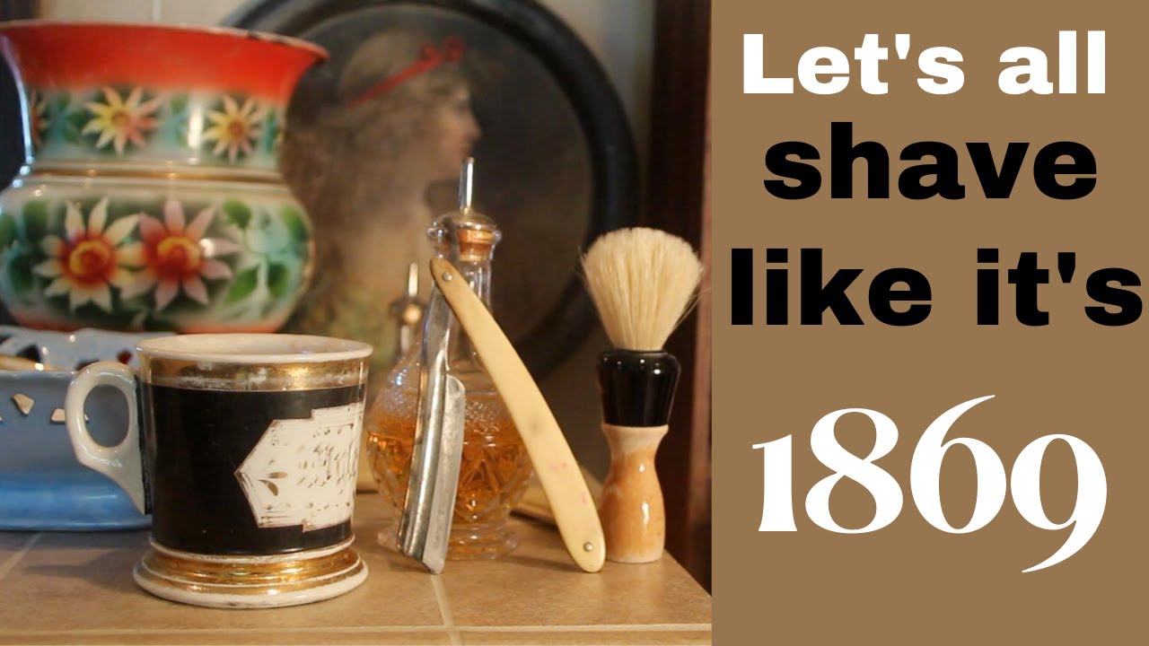 Straight Razor Wet Shaving Full 1800's Style With The Wostenholm & Sons Razor