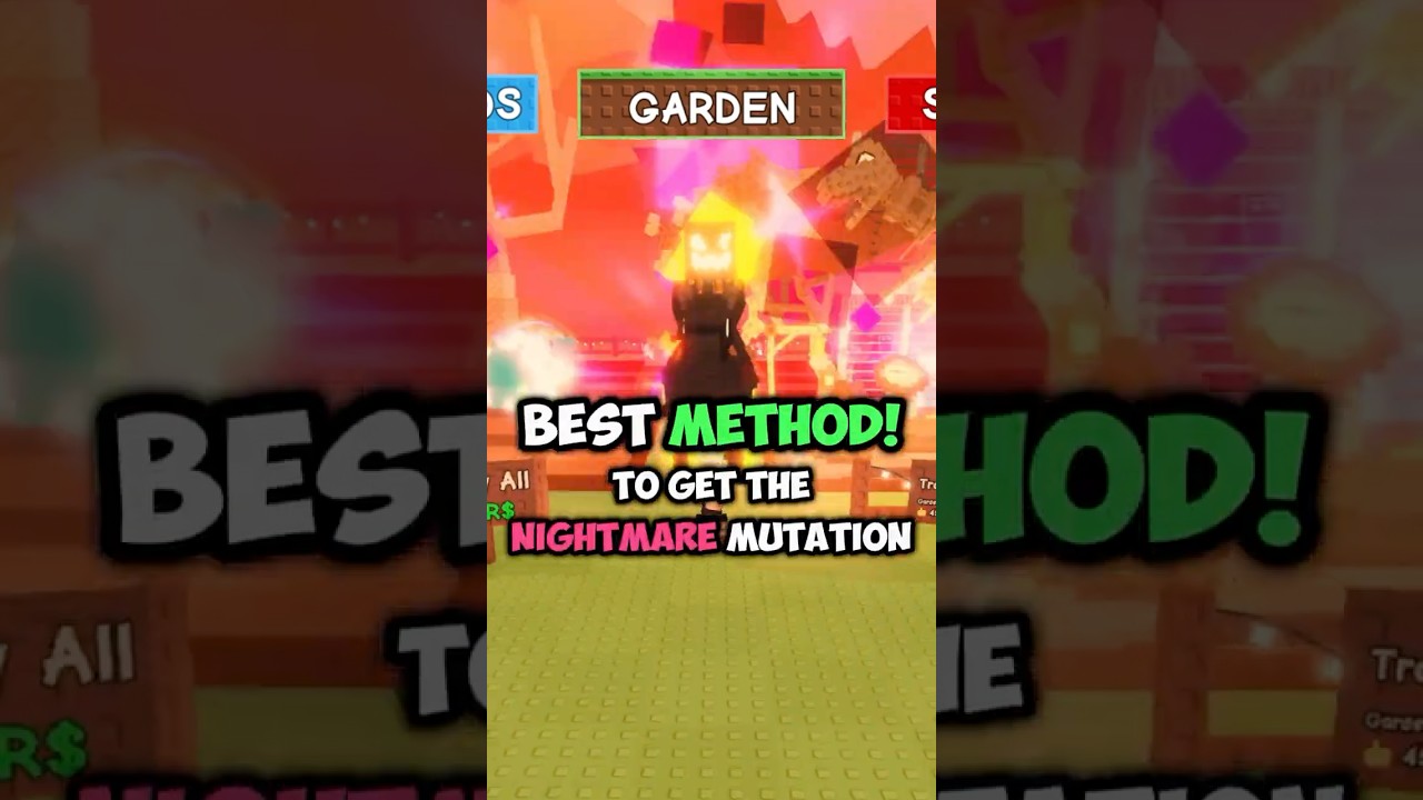 BEST METHOD! to Get the NIGHTMARE Mutation from Horseman! | Grow a Garden  #fypシ #growagarden