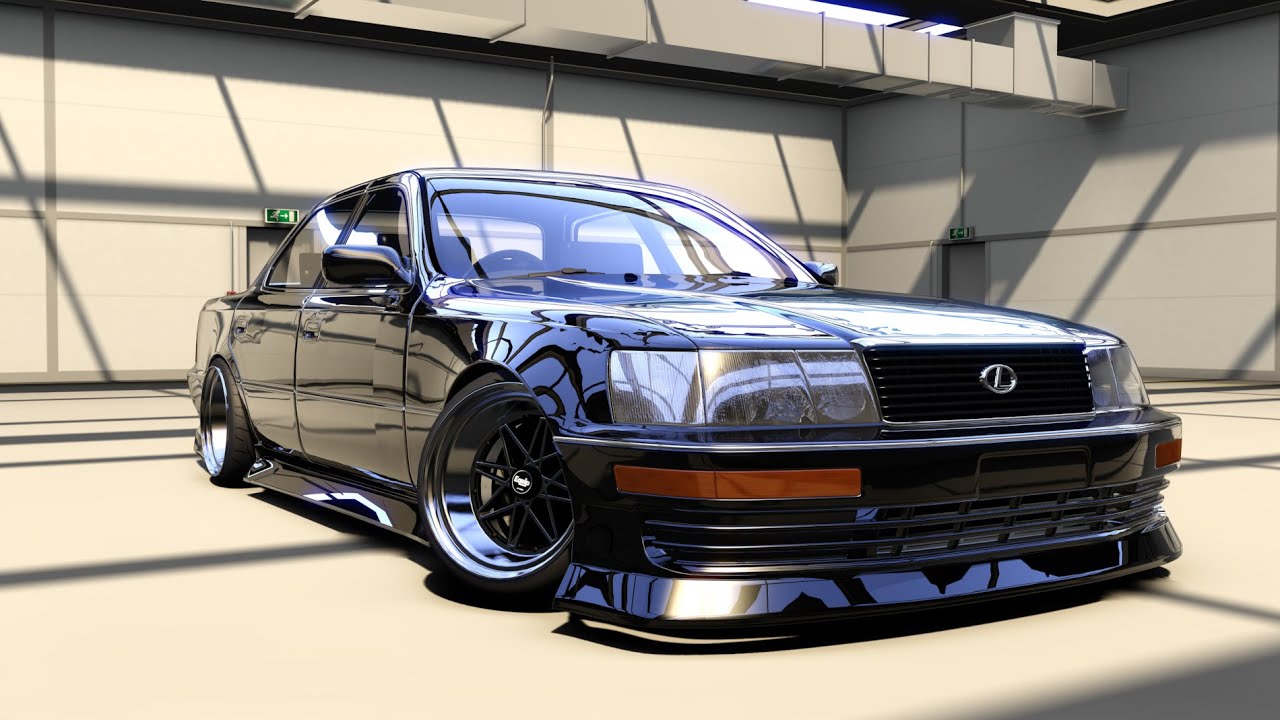 Lexus LS400 / Toyota Celsior drifts @ HAPPOGAHARA | Assetto Corsa