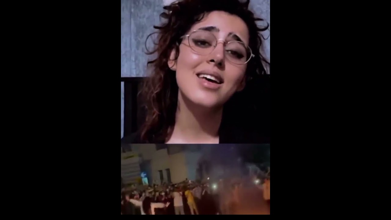 IRAN PROTEST.   MUSIC FROM THE IRANIAN LADY