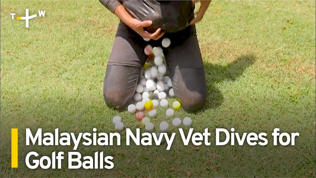Former Malaysian Navy Frogman Finds New Career Diving for Golf Balls｜TaiwanPlus News