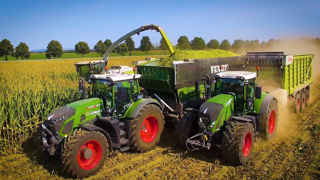 Mais 2020 : LU Jumpers VOLL im EINSATZ!!  Jaguar 980 / 7 x Fendt / Fendt 942 / 3 x M.A.N / USA / 4K
