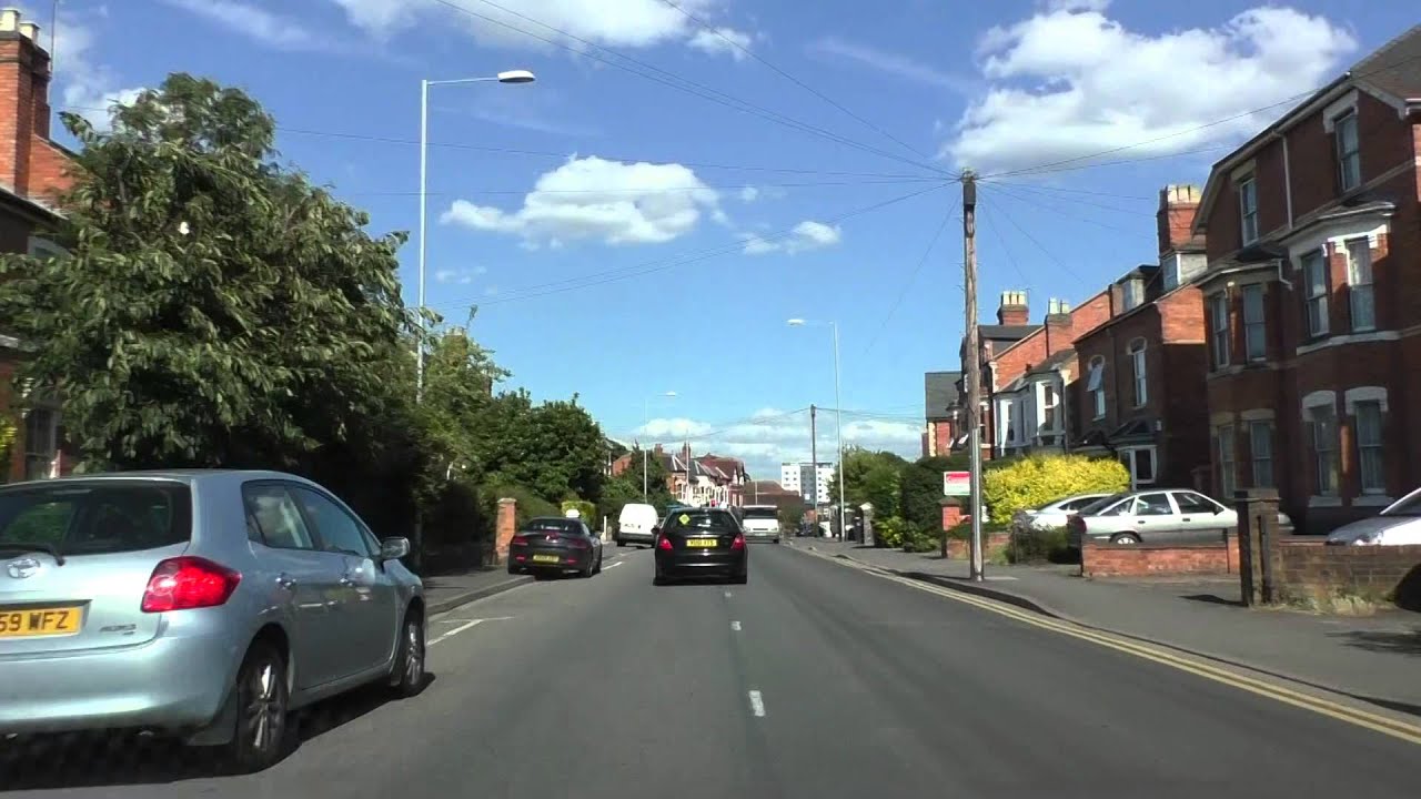 Driving On Tudor Way, Bromyard Road, St Johns & Tybridge Street, Worcester, UK 31st July 2015