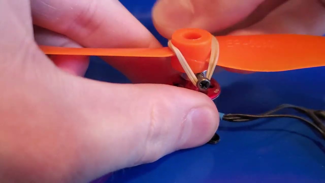 Prop Saver O-ring Alternative Rubber Band Method