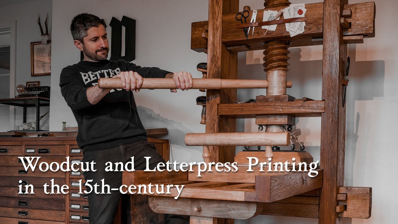 Woodcut and Letterpress Printing in the 15th-century