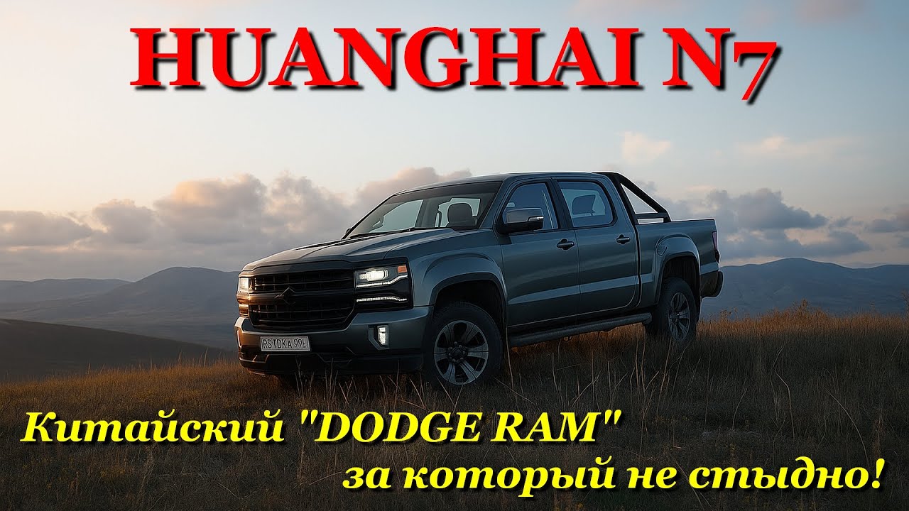 Обзор пикапа Huanghai N7. Оценка покупательского интереса: Увез цемент и кирпичи? Тогда можно на бал