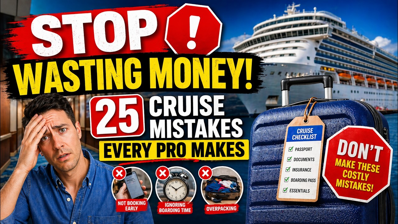 Stop Wasting Money! 25 Cruise Mistakes Every Pro Makes