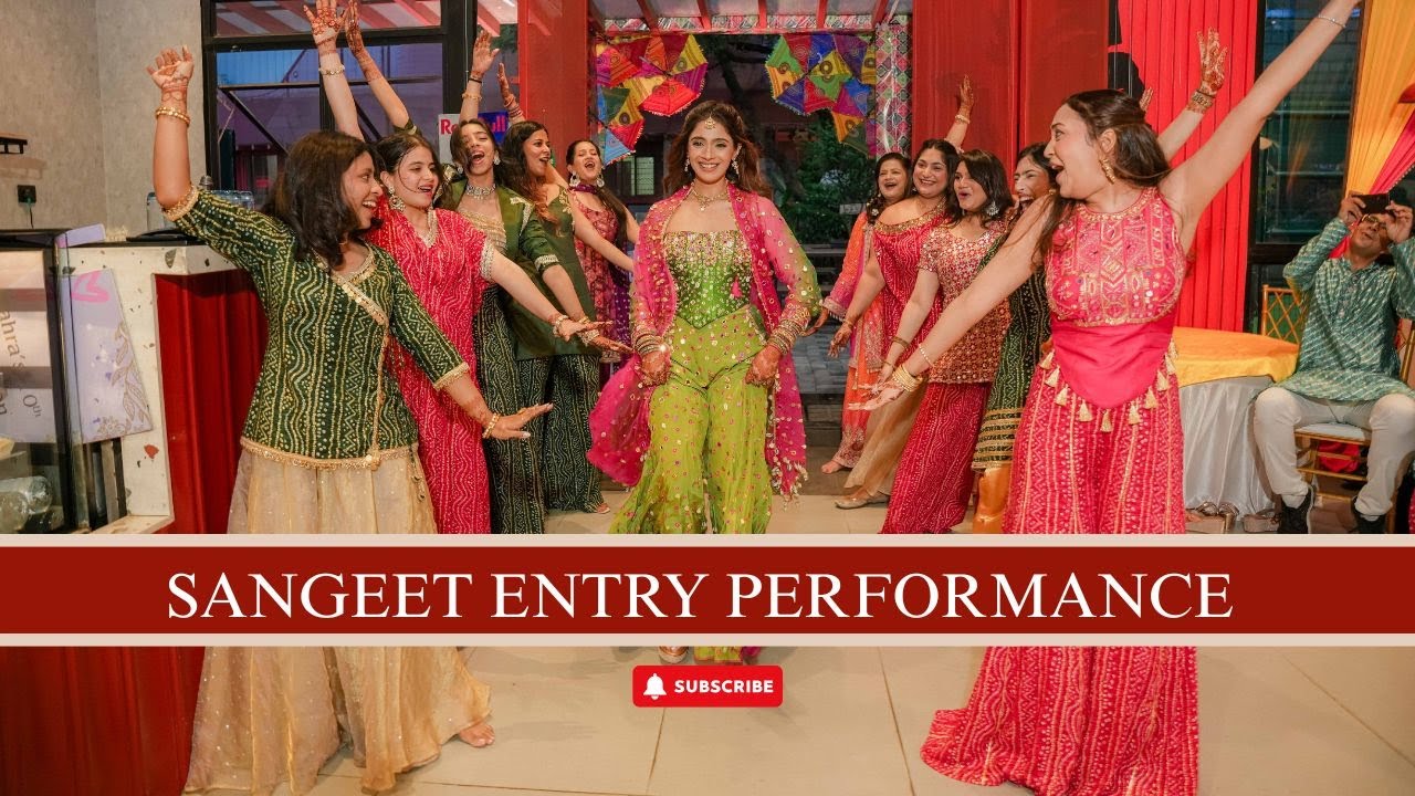 Bride Sangeet Entry with Friends on Kamariya & Chogada | Wedding Dance Entry | Rajpal Productions