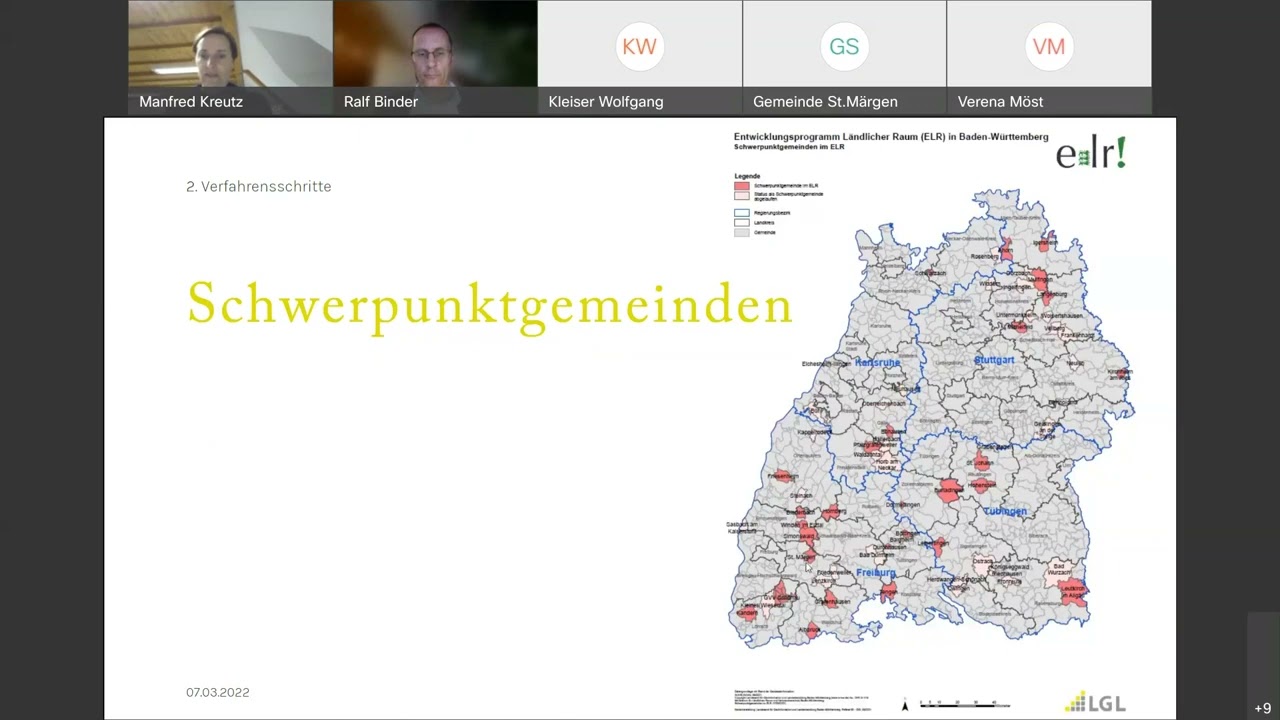 ELR-Onlineveranstaltung vom 09.03.2022