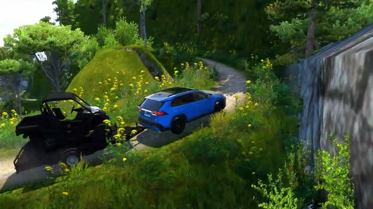 TOYOTA RAV4 remolcando un RZR😍 | Euro Truck Simulator 2