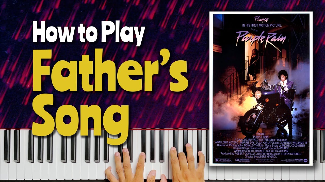 Prince - Father's Song Piano Tutorial (Purple Rain Film Version)
