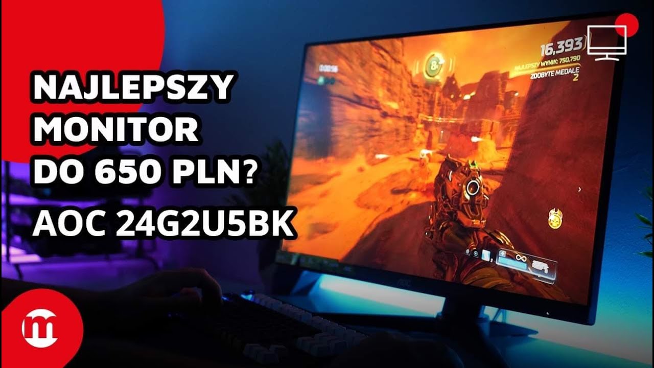 📺 NAJLEPSZY monitor do 650 PLN? | Test AOC 24G2U5/BK
