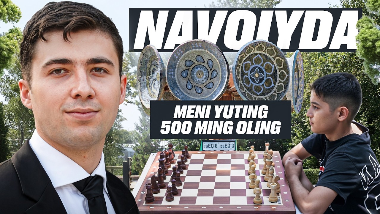 NAVOIY shaxmatchilari meni yuta olishadimi? - Meni yuting 500 ming yutib oling chellenji