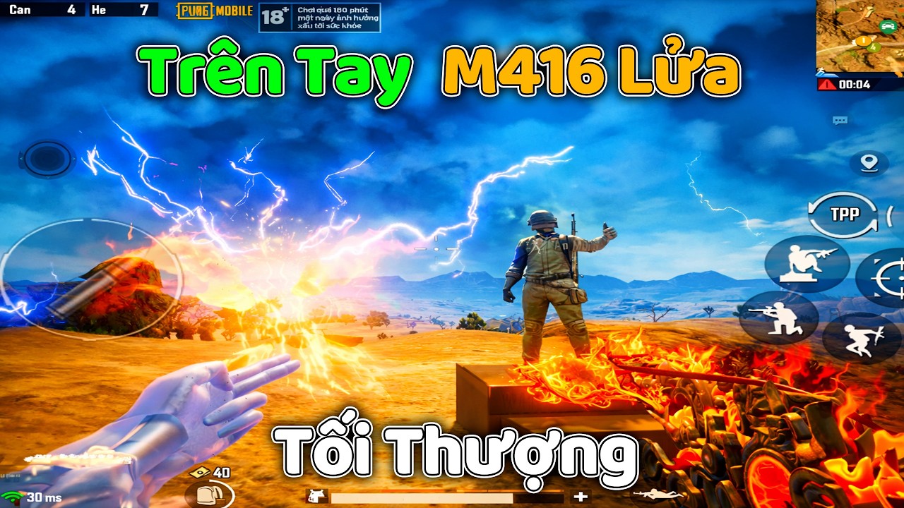 PUBG Mobile | M416 LỬA CỰC PHẨM LÊN TAY : COMBAT CÔNG KHIẾN TEAM ĐỊCH TAN NÁT!