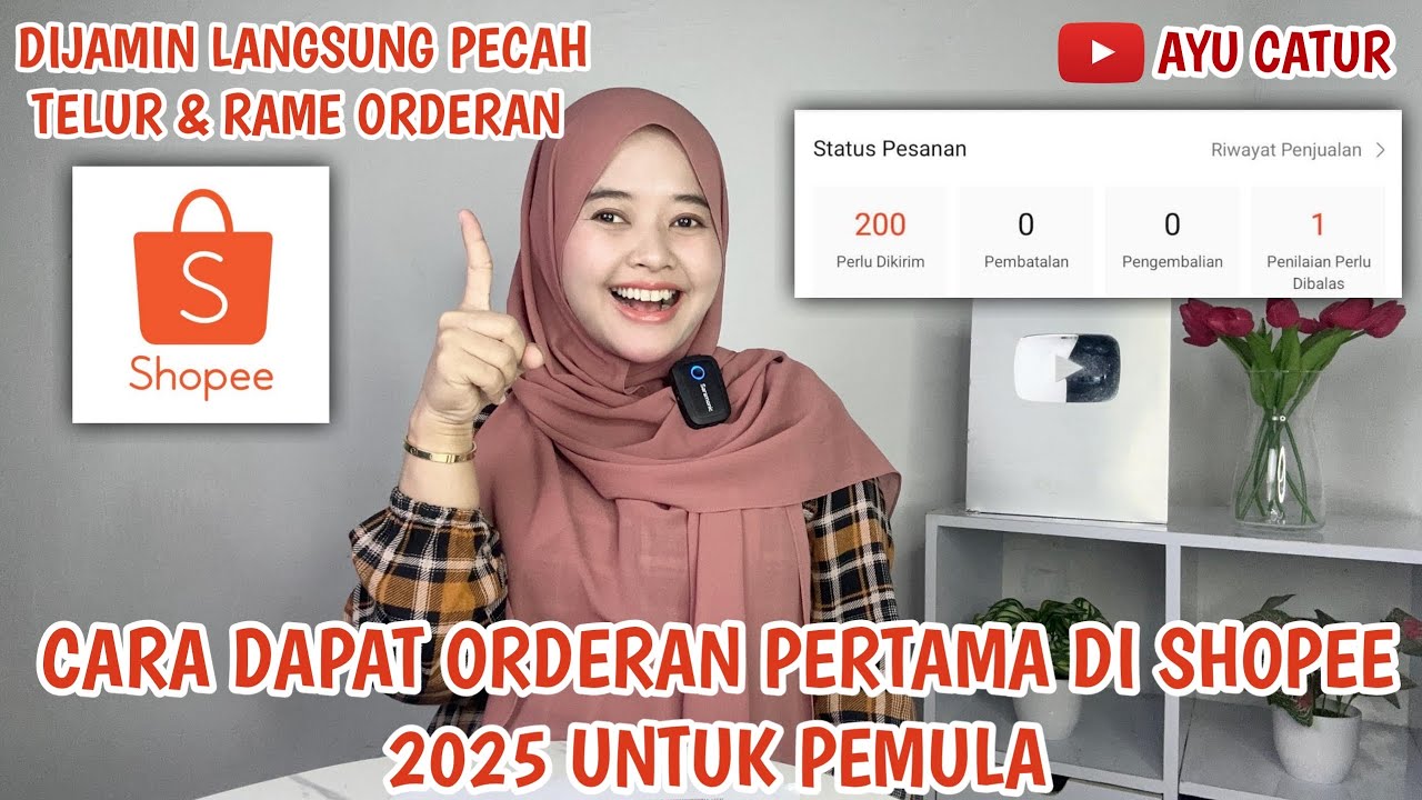CARA DAPAT ORDERAN PERTAMA DI SHOPEE 2025❗️CARA PECAH TELUR UNTUK SELLER PEMULA DI SHOPEE❗️AMPUH