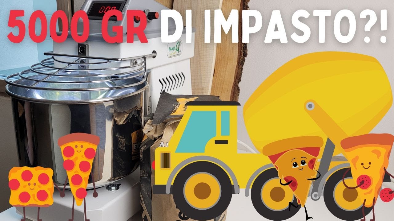 Famag Grilletta al 100%: 5kg di impasto su 5kg di vasca? Proviamoci. (video integrale).
