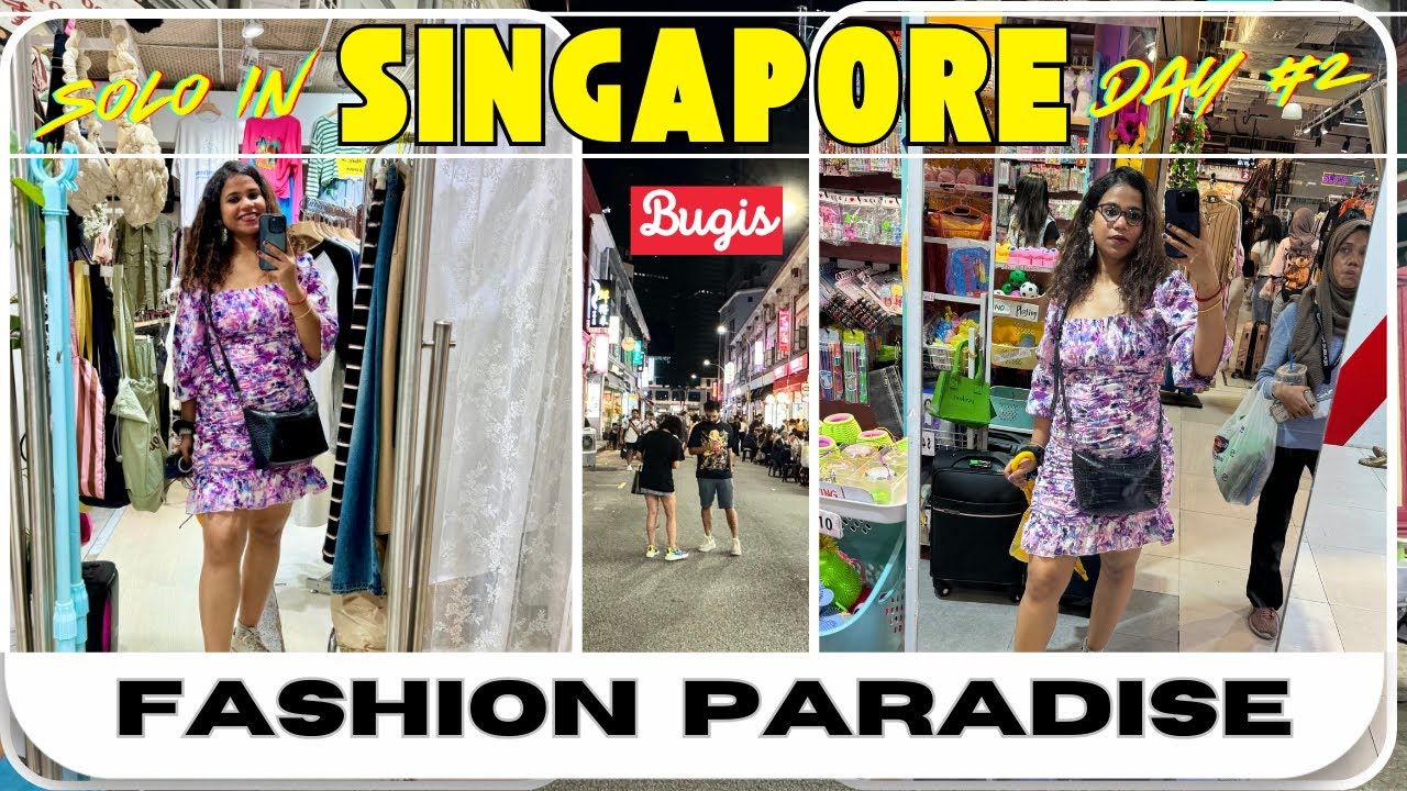 Singapore’s Secret | Cheap Shopping in 🇸🇬| Local’s Secret- Bugis Street | Singapore Hindi Vlog #vlog