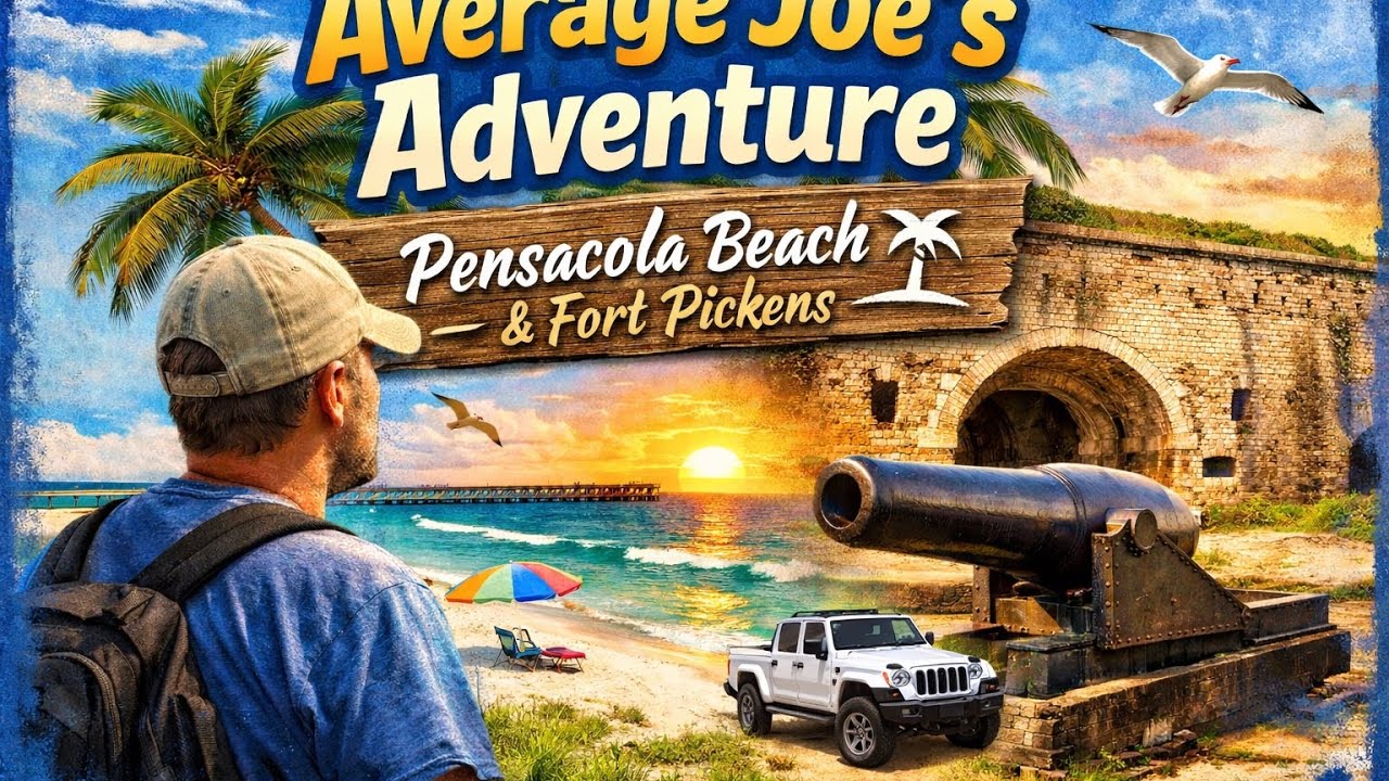 Average Joe’s Adventure: Cruising to Pensacola Beach & Exploring Fort Pickens