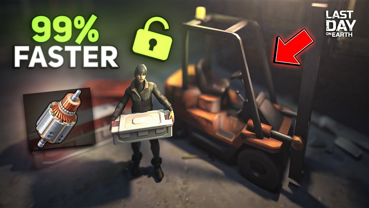 GET ROTORS 99% FASTER! UNLOCK FORKLIFT AS F2P - TRICKS YOU MUST KNOW! - Last Day on Earth: Survival