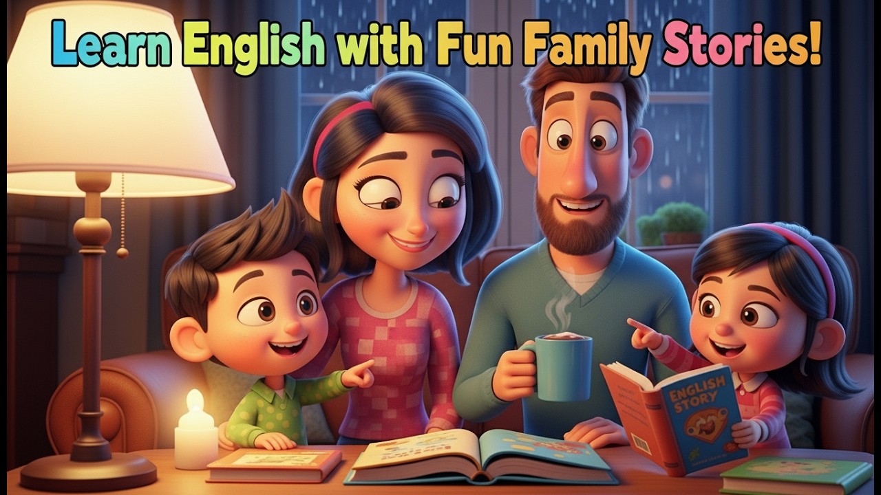 Learn English with Fun Family Stories | Easy English for Kids| English Learning for Beginners| Engli