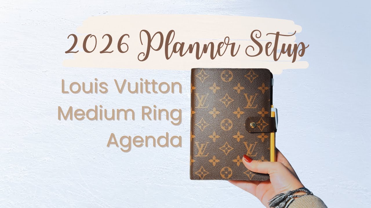 2026 Planner Setup | Louis Vuitton Medium Ring Agenda