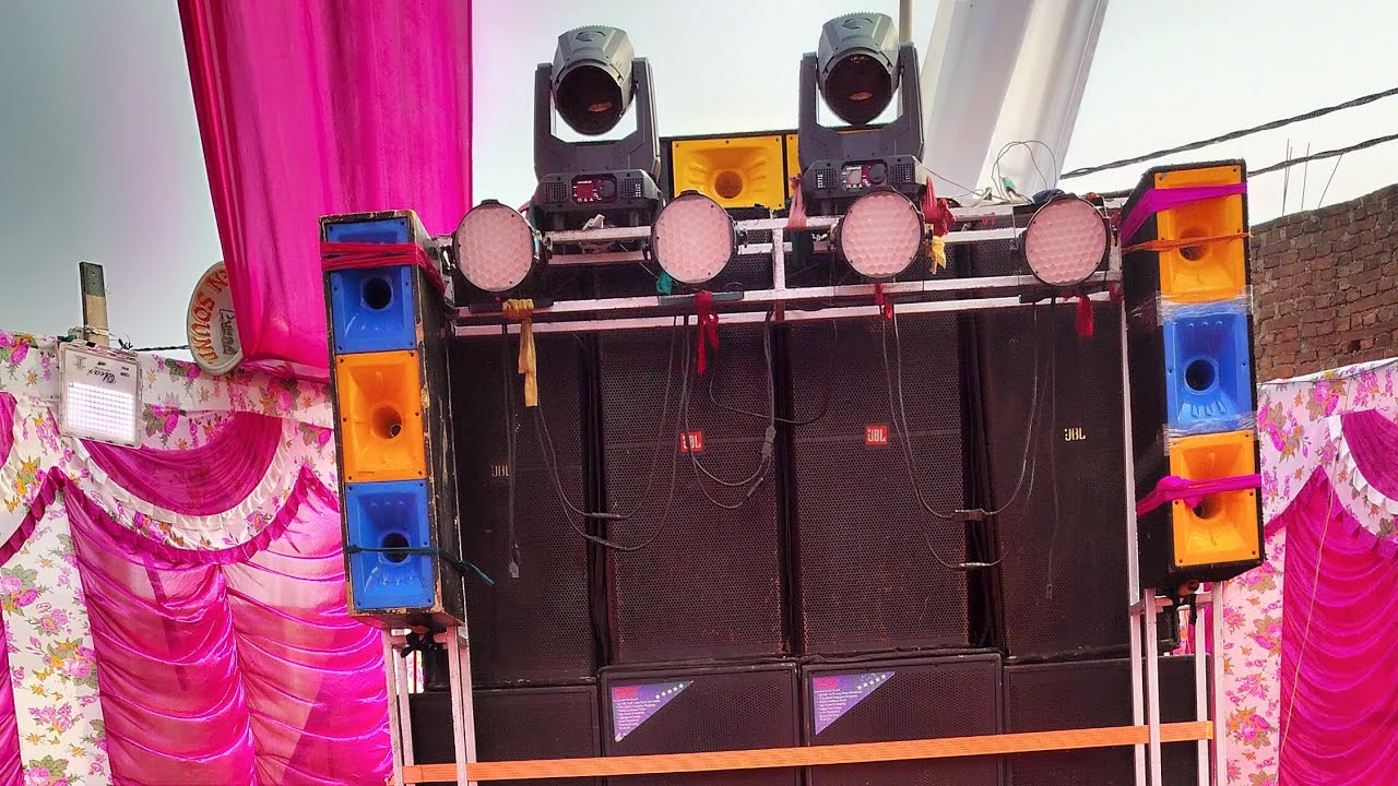 Pope professional 8 LD 18B setup JBL srx 4 pes sharpy 12r  ll  vTs club ll new nagpuri songs dance