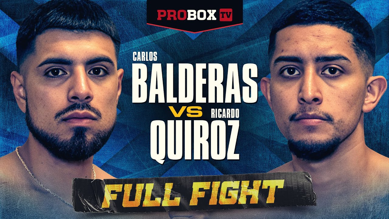 DID THE JUDGES GET IT RIGHT? Carlos Balderas vs Ricardo Quiroz | Full Fight Match-Up
