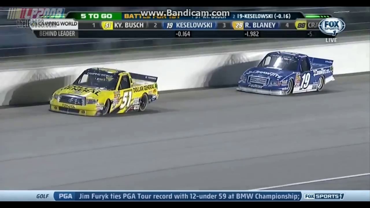 2013 NCWTS EnjoyIllinois.com 225 at Chicagoland - Finish