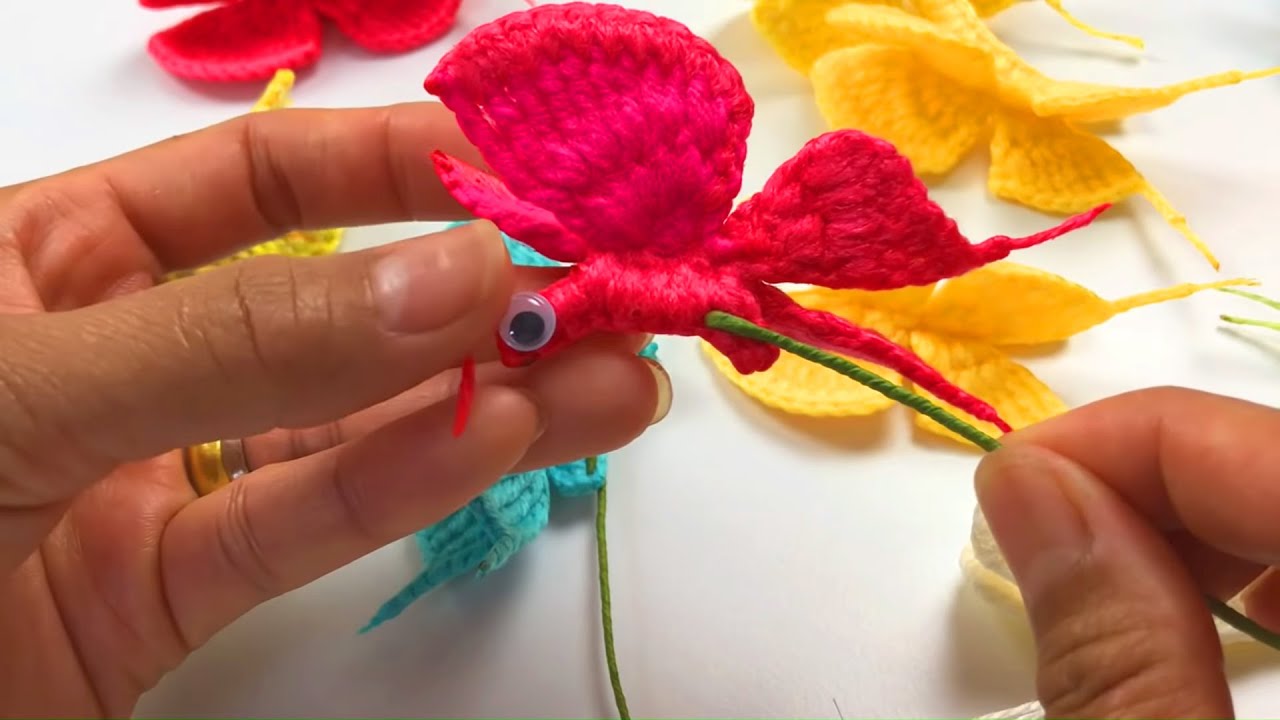 Связанные Крючком Бабочки