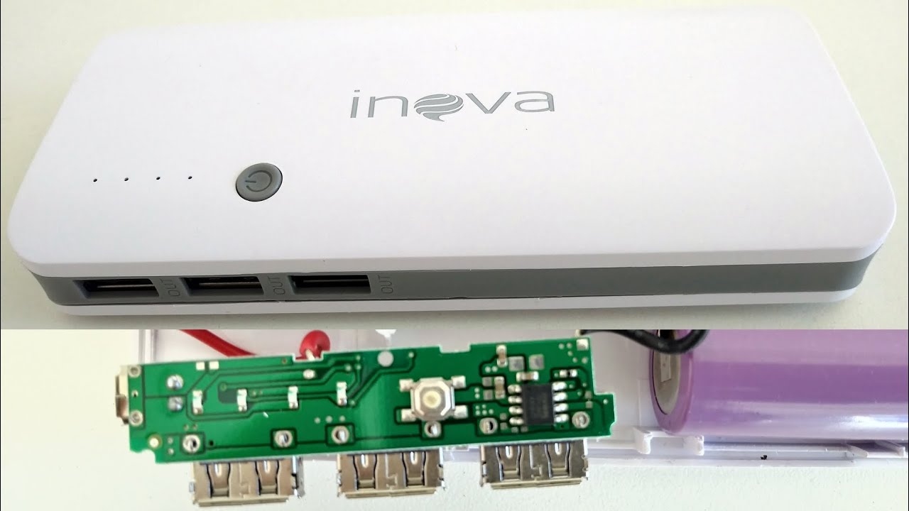 Carregador portátil Inova POW-1019 10.000 mAh - Unboxing, testes e desmontado (unboxing radical)