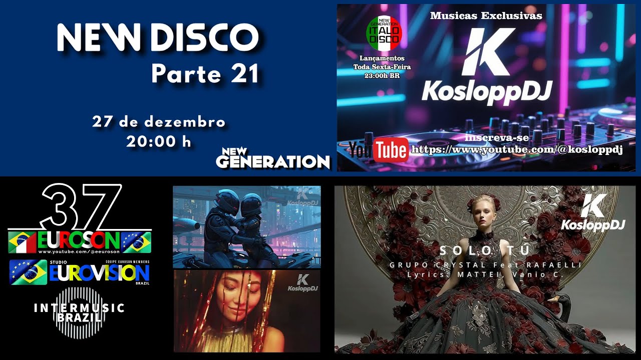 LV - EUROson - NEW DISCO 21 - 27/12/2025 - 20:00 h #eurodisco #italodisco #disco
