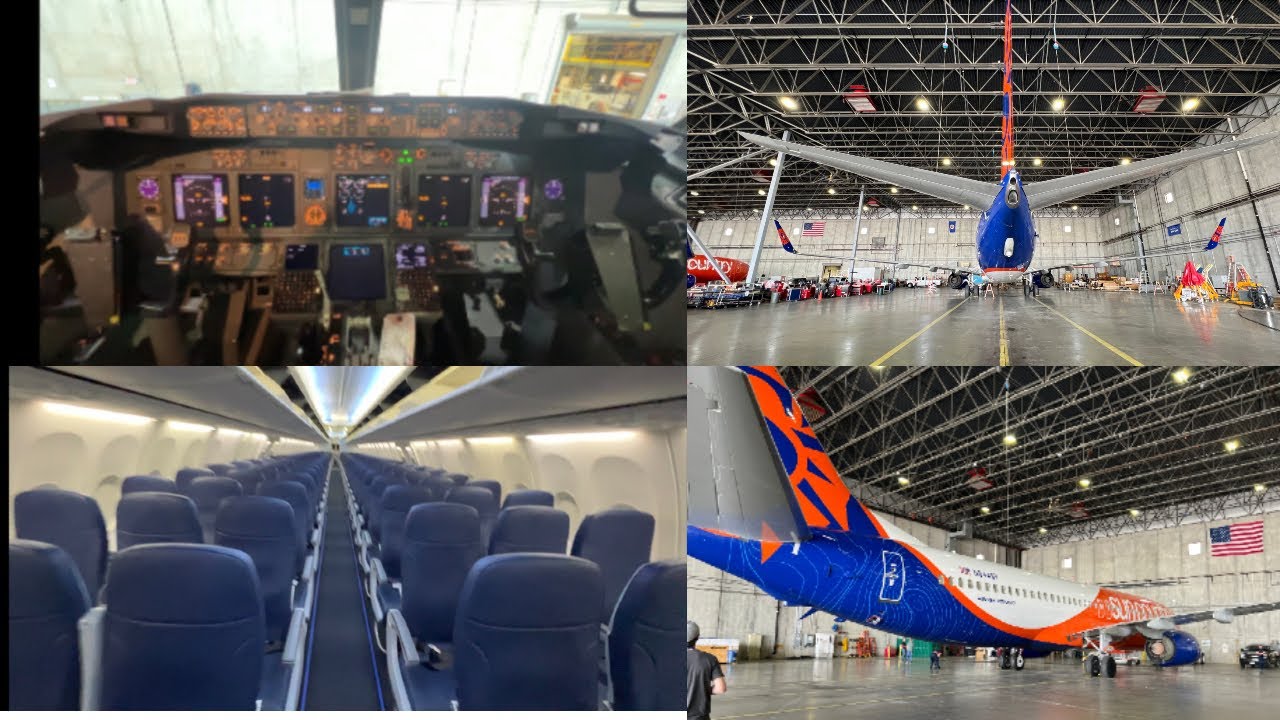 Sun Country Airlines Maintenance Hangar and Aircraft Tour