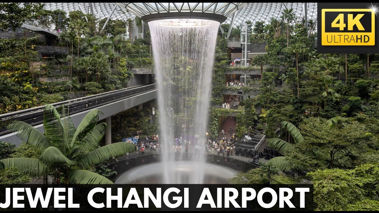 4K JEWEL CHANGI AIRPORT WALKING TOUR #walkingtour